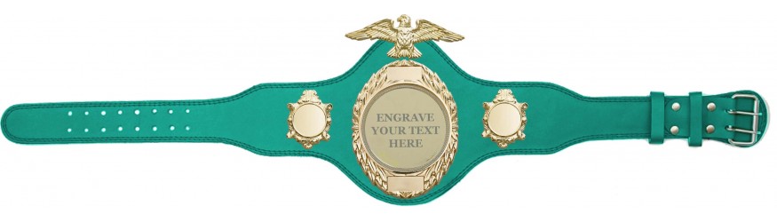 CHAMPIONSHIP BELT - PLT288/G/ENGRAVE - AVAILABLE IN 4 COLOURS